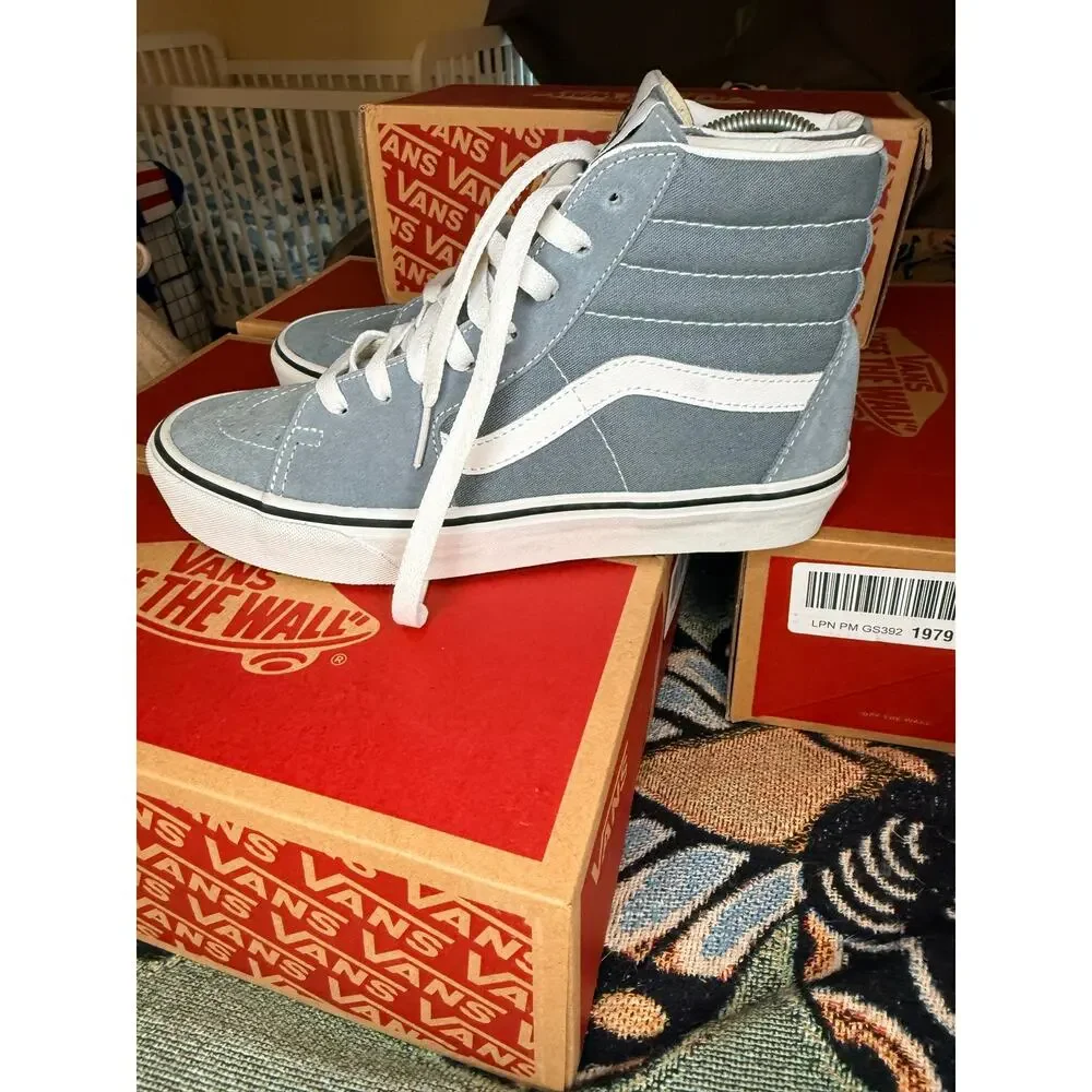 BRAND NEW Vans Sk8 Hi Stormy Weather Men 8/Women 9.5